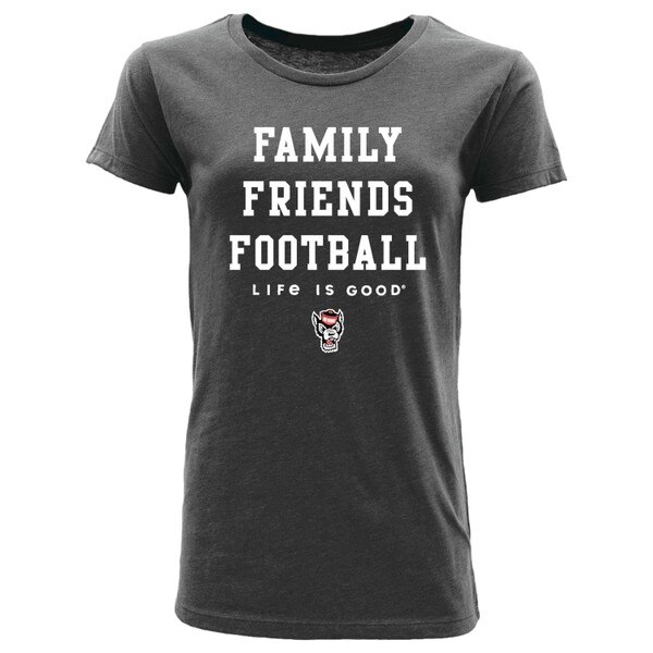 Heather Black Ladies Short Sleeve T